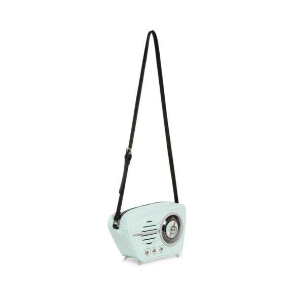 Betsey Johnson Kitsch Radio Active Mint Crossbody Bag BJ34070A New Sealed - Picture 2 of 13